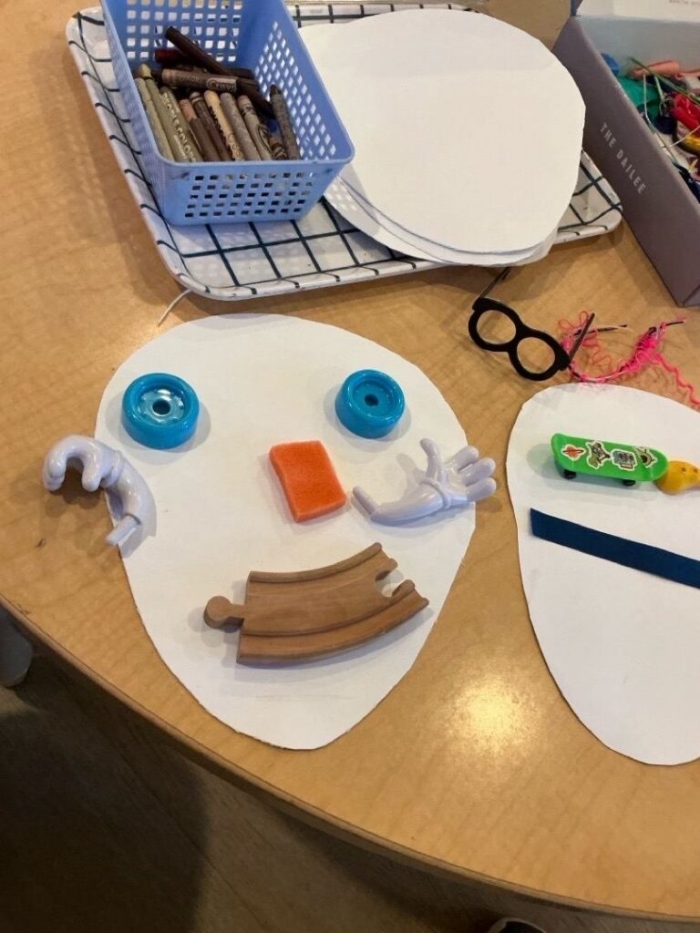 self portrait preschool project