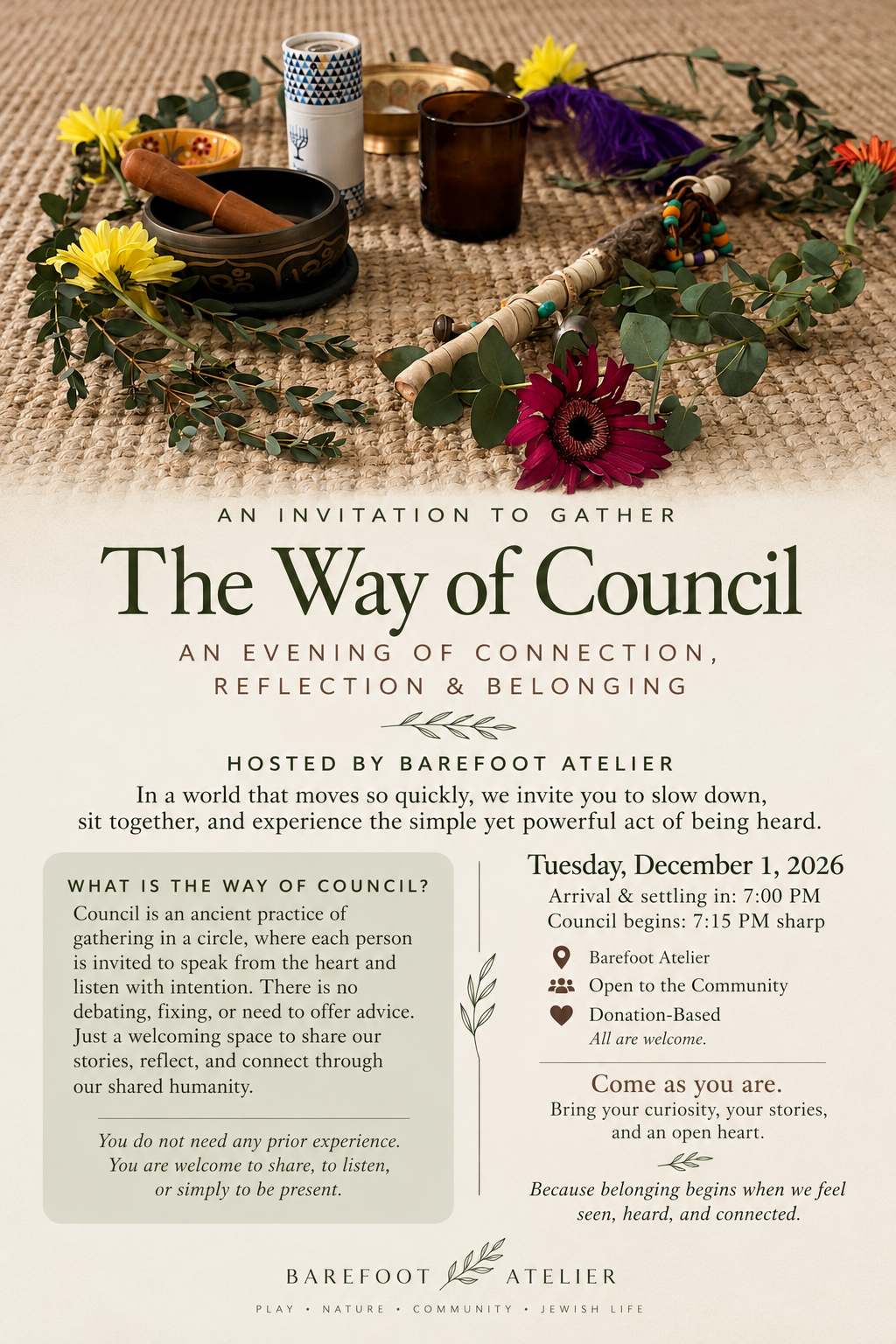 The Way of Council flyer